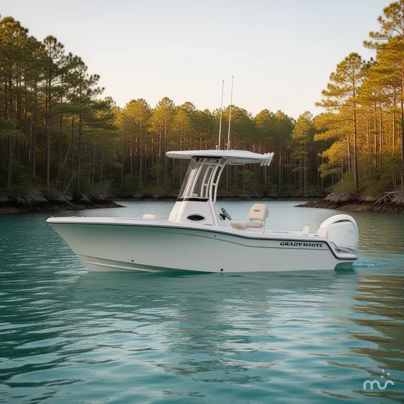 Slide: The Image of Grady-White Fisherman 216 2026 - 2