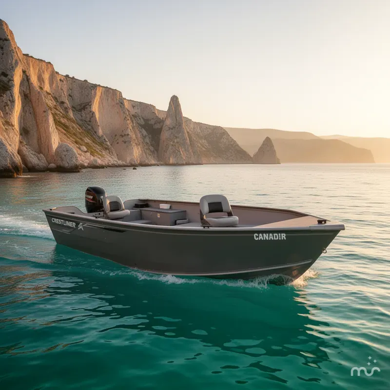The Image of Crestliner Canadian 18 Tiller 2004 - 0