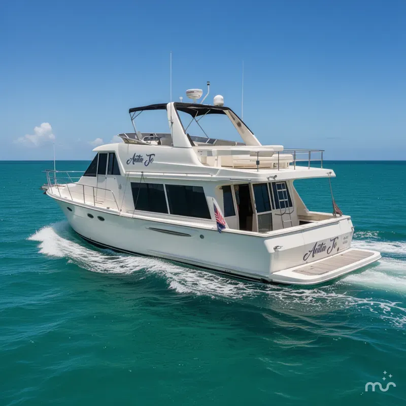 Slide: The Image of Meridian 490 Pilothouse 2004 - 0