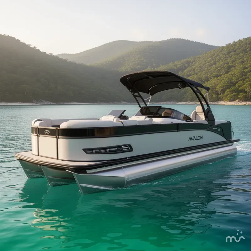 The Image of Avalon 2585 Catalina Windsheild Quad Lounger, Tri Toon, Mercury 350hp V-10 2026 - 0