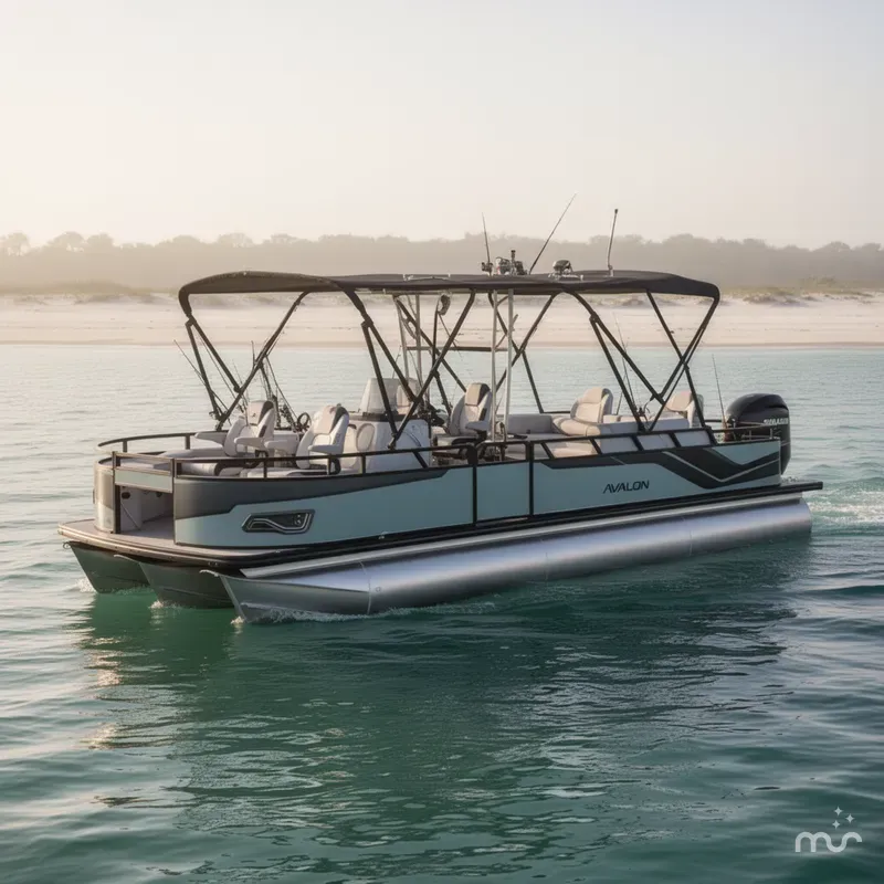 Slide: The Image of Avalon 2385 Venture 85, Center Console Fish, Tri Toon High Performance 2026 - 0