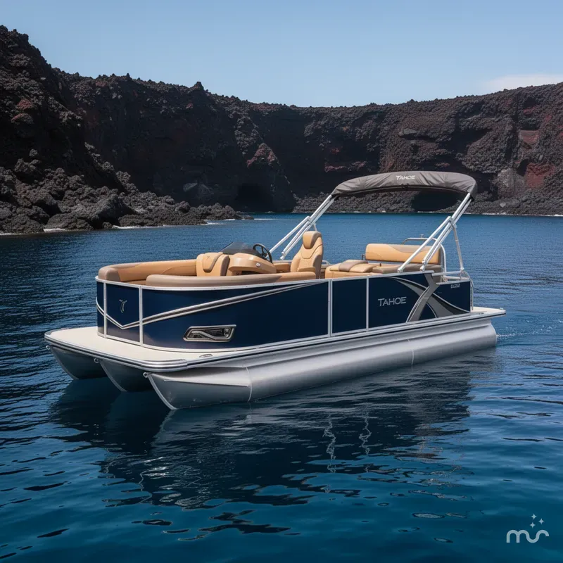 Slide: The Image of Tahoe LTZ CRB 1985 Cruise Rear Bench Pontoon $31995 2026 - 2