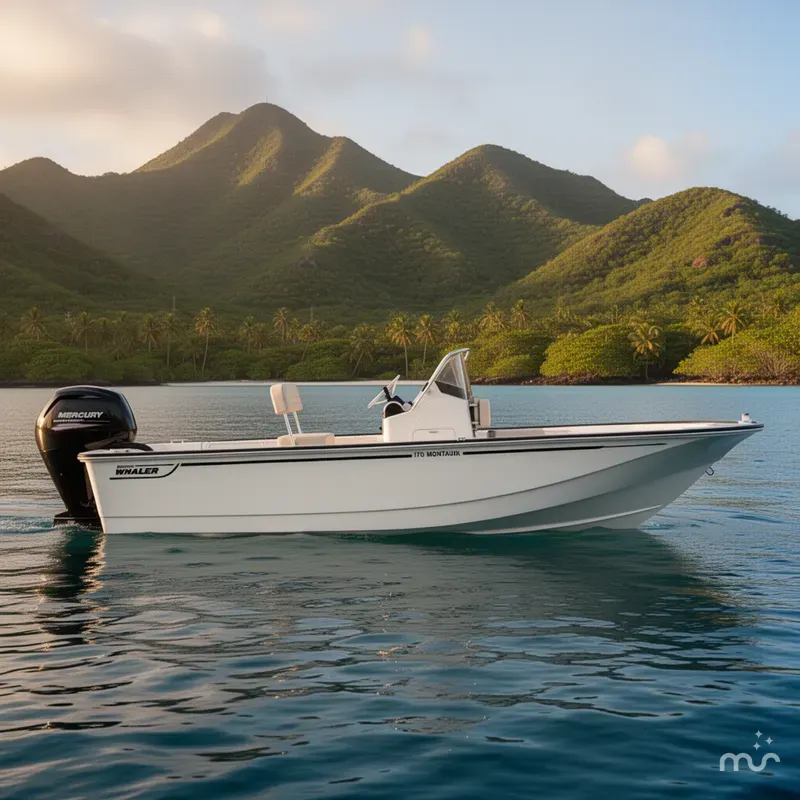 Slide: The Image of Boston Whaler 170 Montauk 2026 - 2