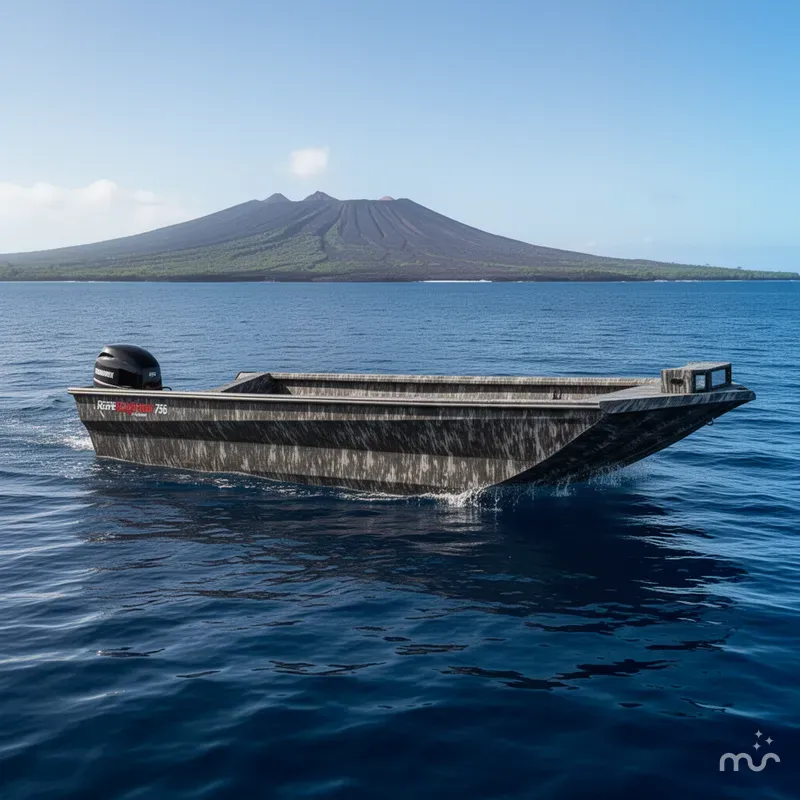 Slide: The Image of Reaper Boats 756 Step Transom 2026 - 2