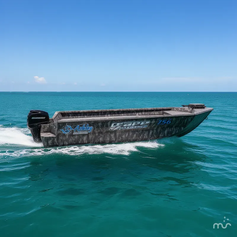 Slide: The Image of Reaper Boats 756 756 STEP TRANSOM 2026 - 1