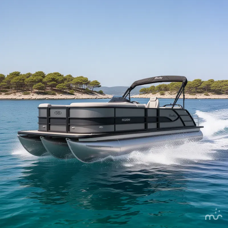 Slide: The Image of Bentley Pontoons 243 Legacy Swingback 2026 - 4