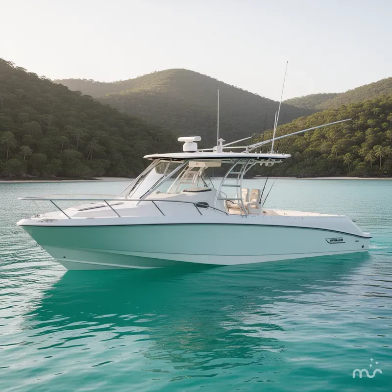 Slide: The Image of Boston Whaler 320 Outrage Cuddy Cabin 2009 - 2