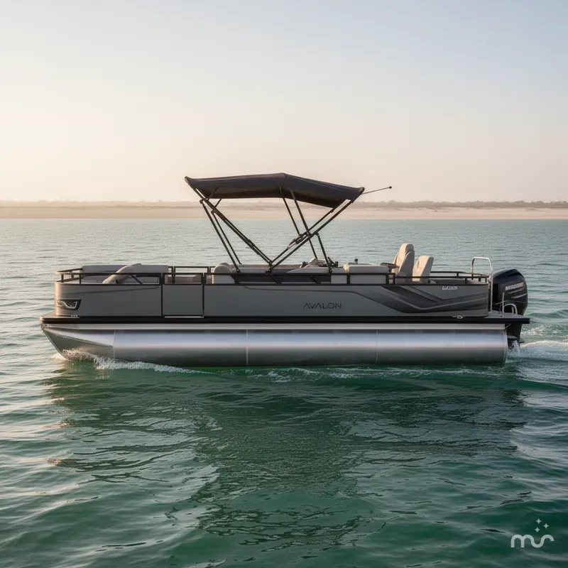 Slide: The Image of Avalon Venture 85 Rear Fish - 23' 2025 - 2