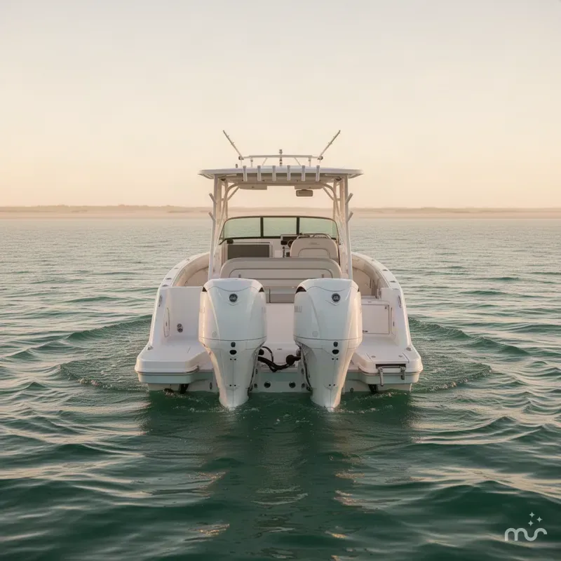 Slide: The Image of Robalo R317 Dual Console 2025 - 3