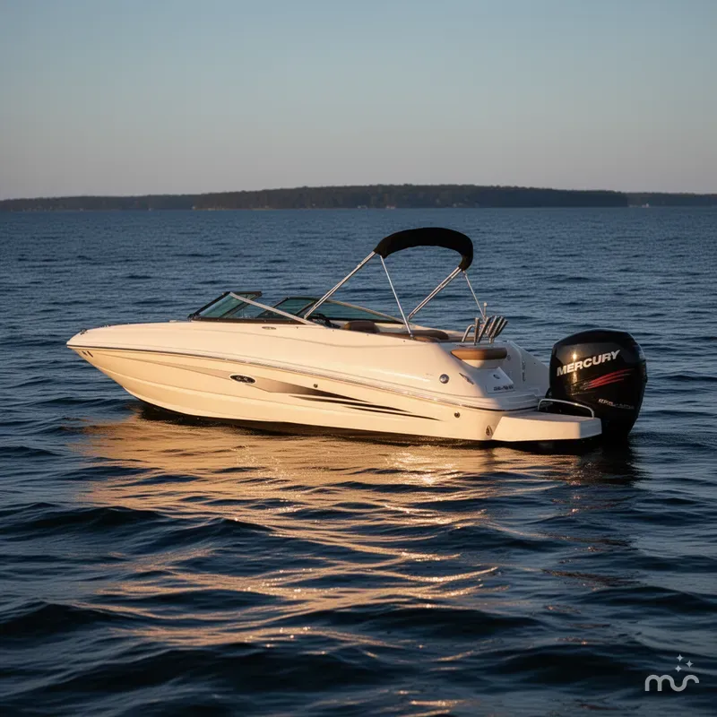 Slide: The Image of Sea Ray 240 Sundeck Outboard 2014 - 4