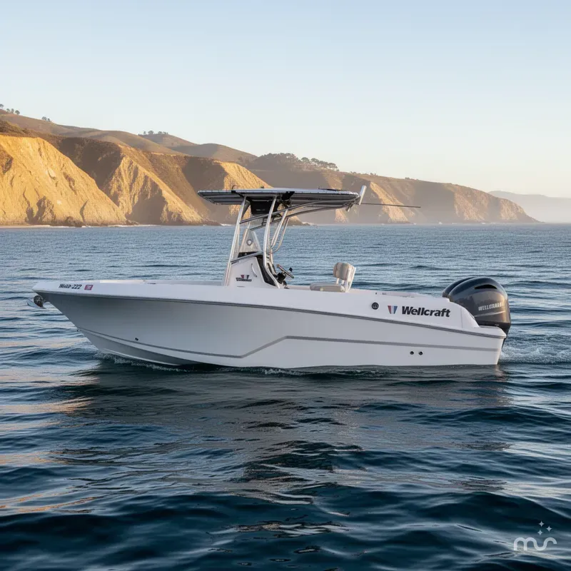 Slide: The Image of Wellcraft 222 Fisherman 2020 - 2