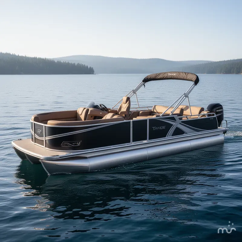 Slide: The Image of Tahoe LTZ 2385 Swingback (VRL) Tritoon & Honda 4-Stroke EFI 2025 - 0