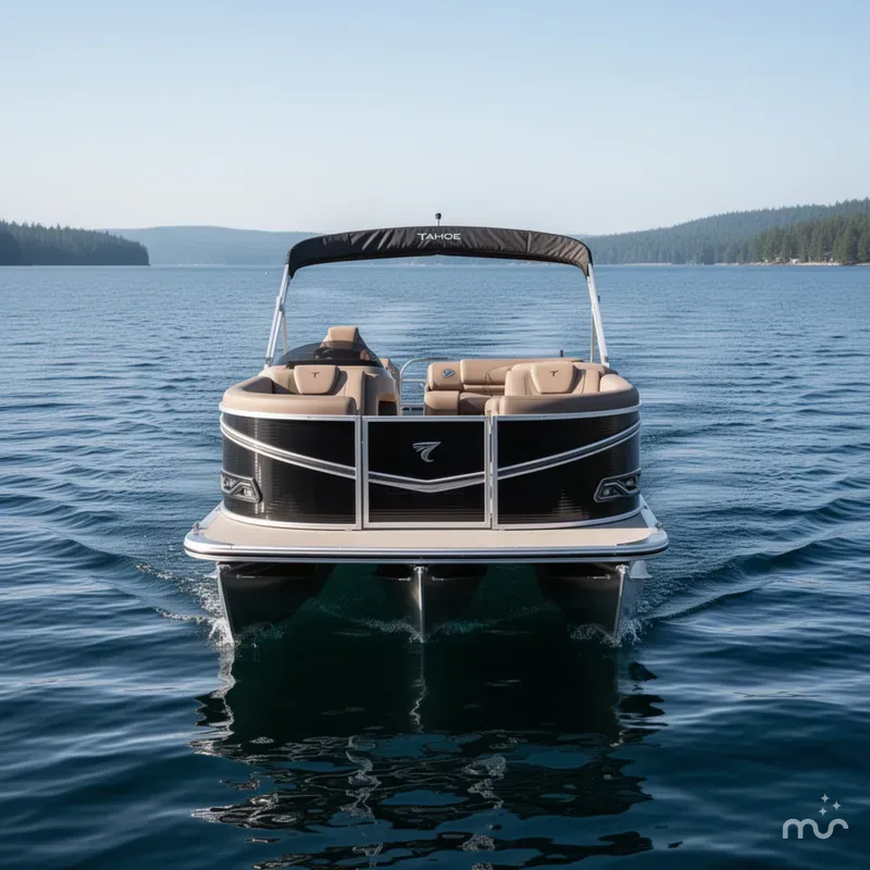 Slide: The Image of Tahoe LTZ 2385 Swingback (VRL) Tritoon & Honda 4-Stroke EFI 2025 - 1