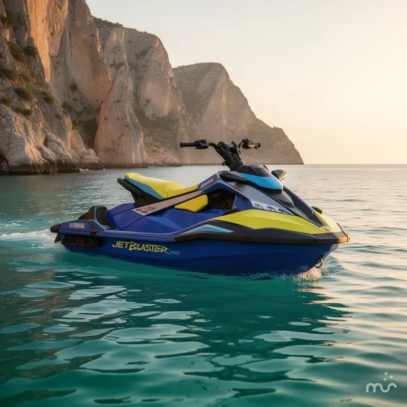 The Image of Yamaha JETBLASTER PRO 3-AZURE BLUE/LUNAR YELLOW 2026 - 0