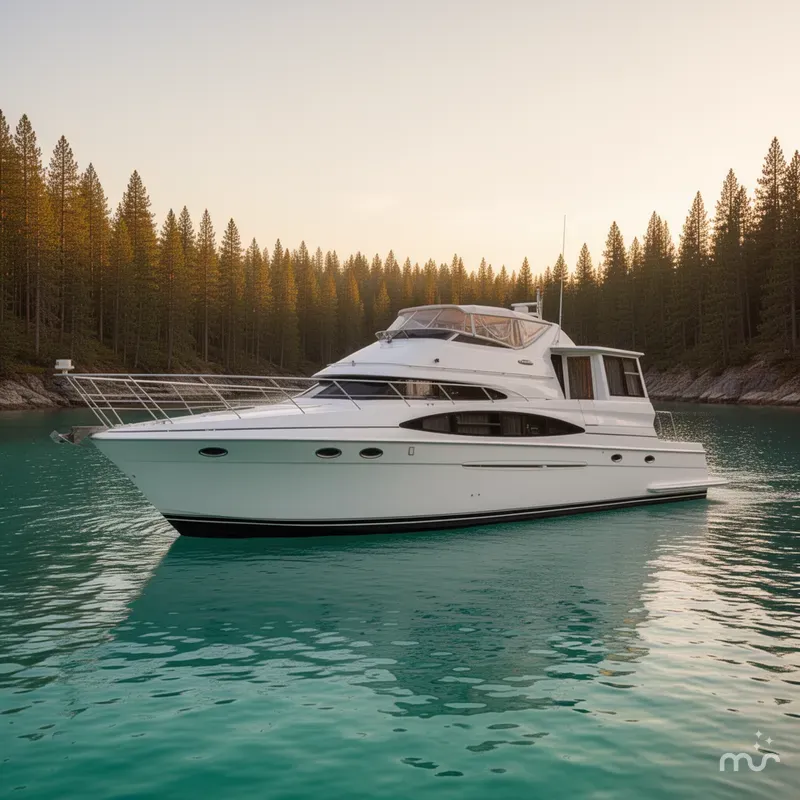 Slide: The Image of Carver Yachts 564 Cockpit Motor Yacht 2003 - 2