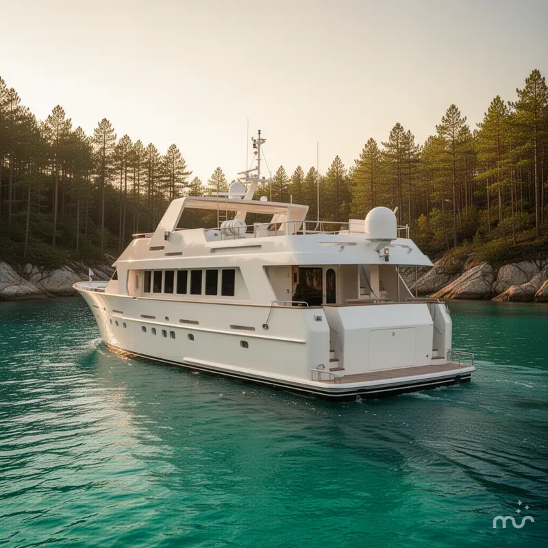 Slide: The Image of Christensen Motor Yacht 1992 - 3