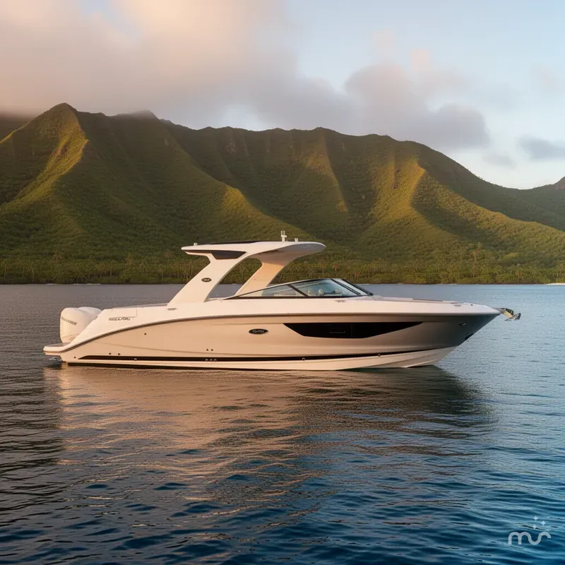 Slide: The Image of Sea Ray SLX 350 Outboard 2022 - 2