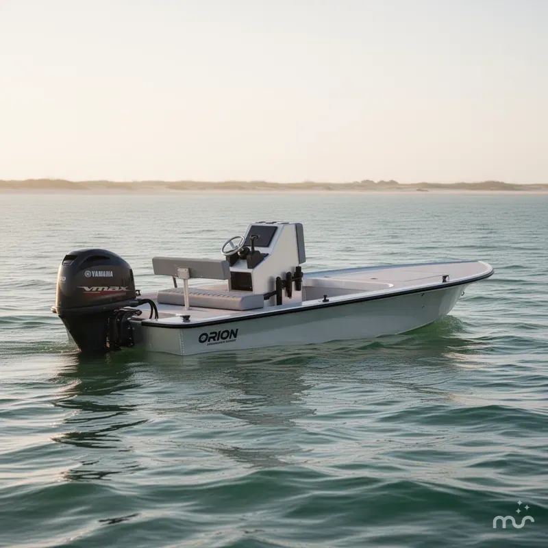 Slide: The Image of Custom Aluminum Orion 18 Inshore Skiff 2025 - 0