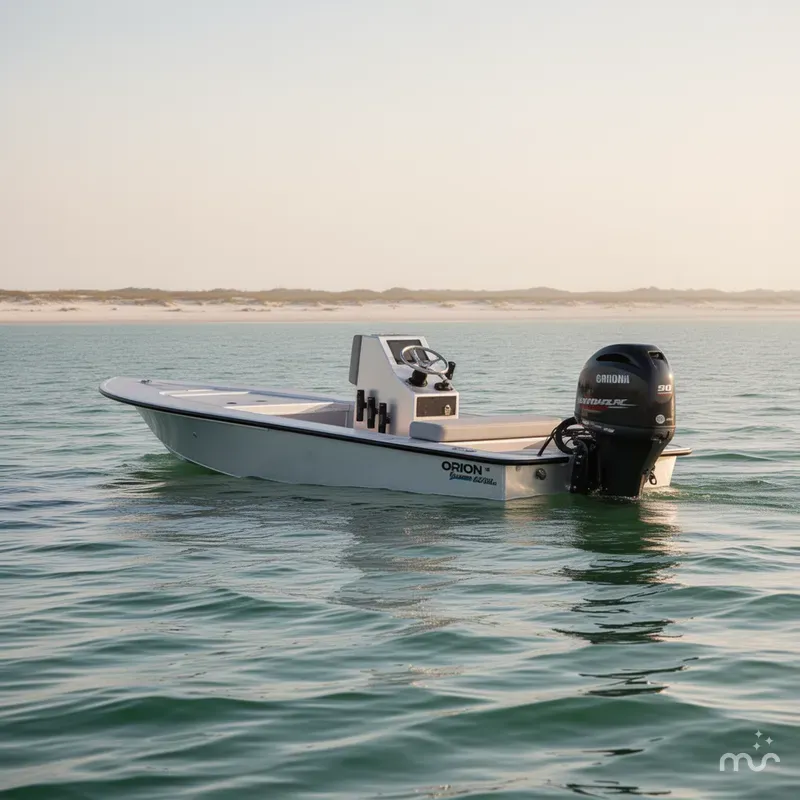 Slide: The Image of Custom Aluminum Orion 18 Inshore Skiff 2025 - 1