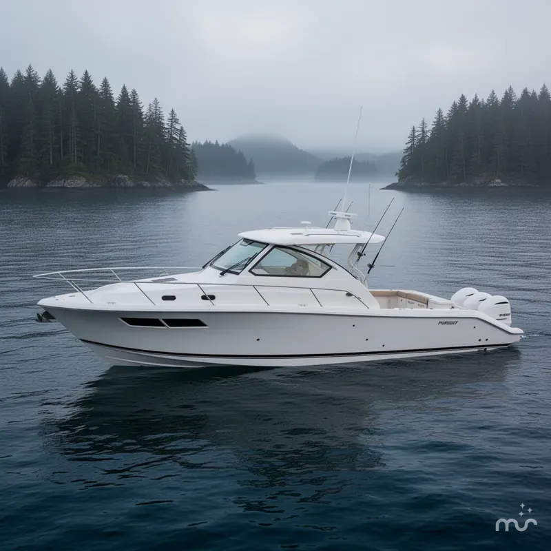 Slide: The Image of Pursuit OS 355 Offshore 2026 - 2