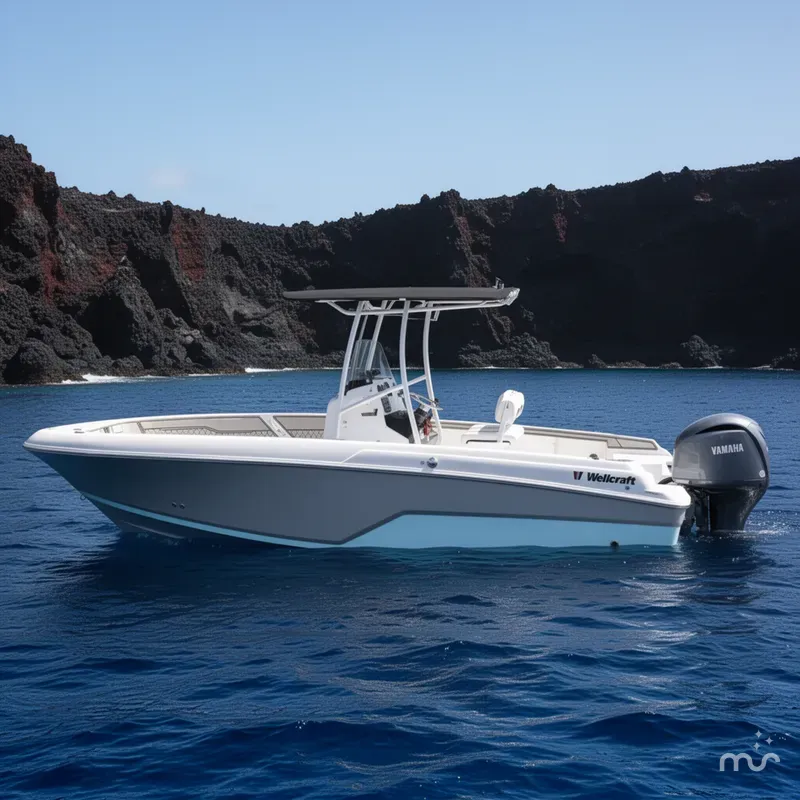 Slide: The Image of Wellcraft 202 Fisherman 2026 - 2