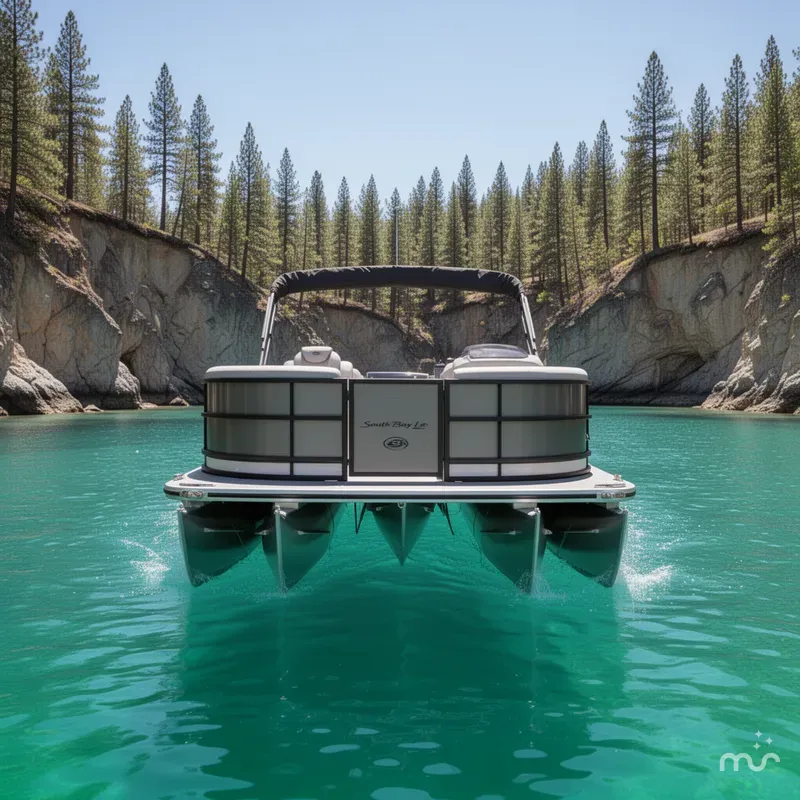 Slide: The Image of South Bay LE 224 RS 2.75 JAWS EDITION TRITOON 2026 - 1