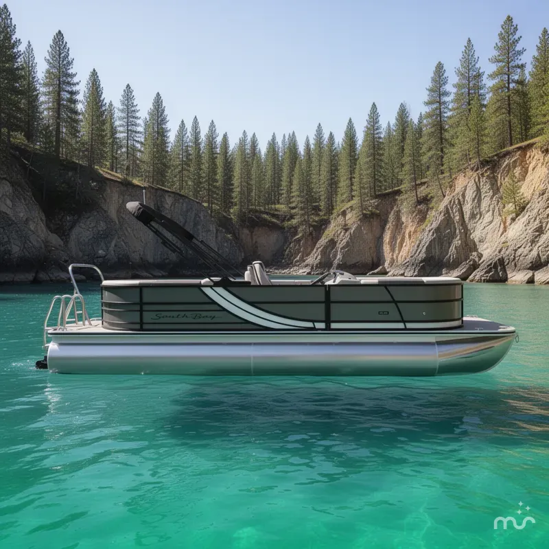 Slide: The Image of South Bay LE 224 RS 2.75 JAWS EDITION TRITOON 2026 - 2