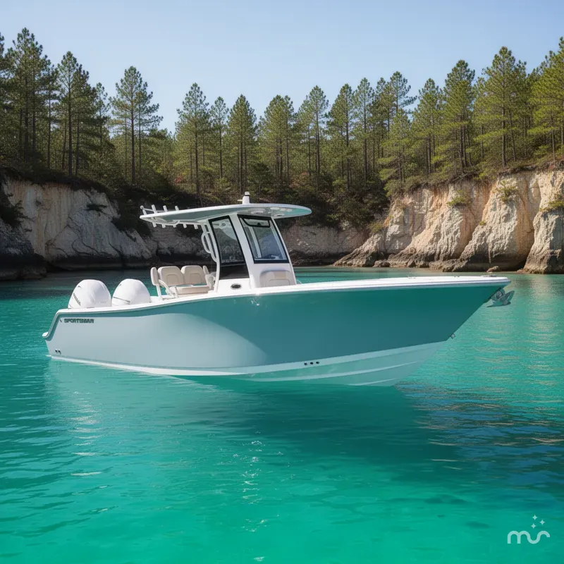 Slide: The Image of Sportsman Open 252 Center Console 2026 - 2