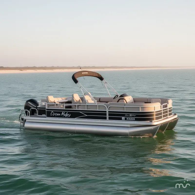 Slide: The Image of Sun Tracker FISHIN BARGE 22DLX 2018 - 0