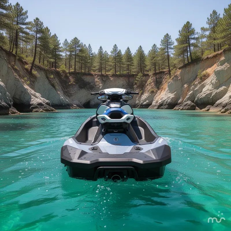 Slide: The Image of Sea-Doo Spark for 3 90 hp Convenience package with iBR and Audio in option 2026 - 3
