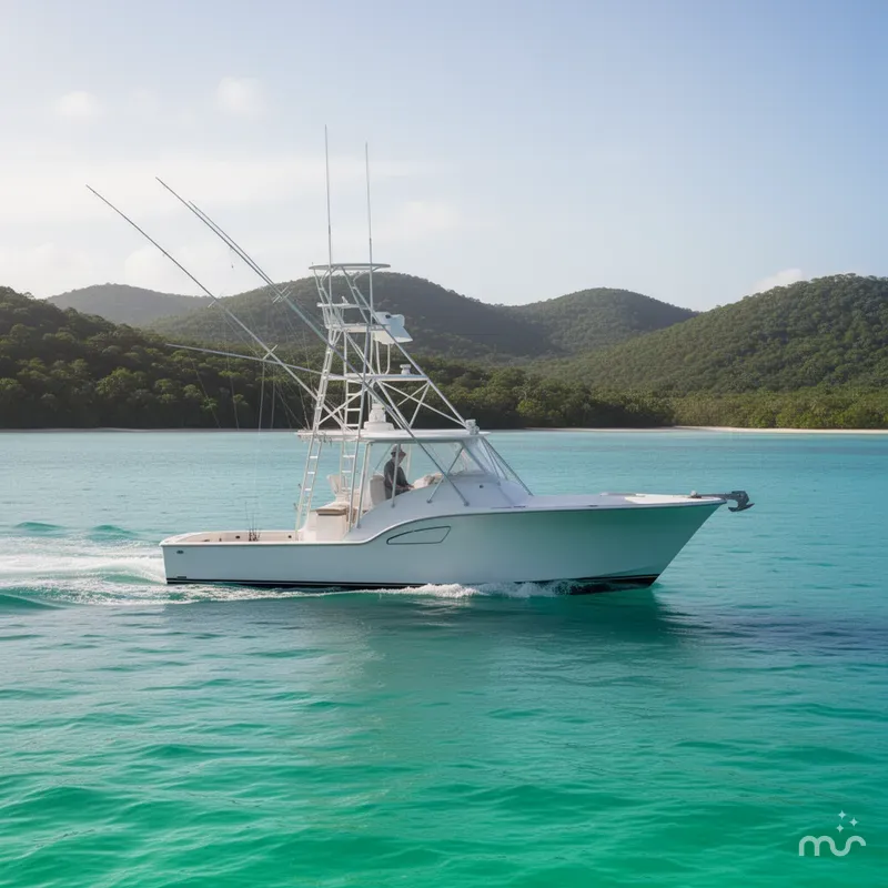 Slide: The Image of Out Island 38 Express Fisherman 2002 - 4