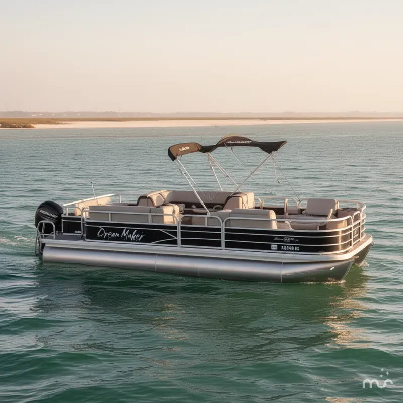 Slide: The Image of Sun Tracker FISHIN BARGE 22DLX 2018 - 0