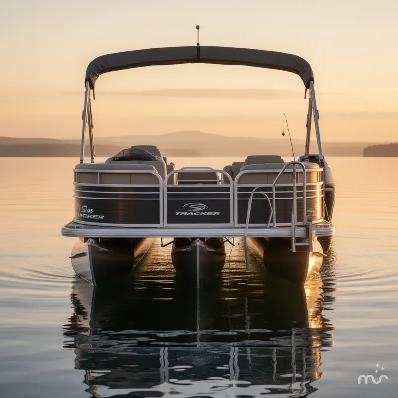 Slide: The Image of Sun Tracker Party Barge 20 DLX 2021 - 3