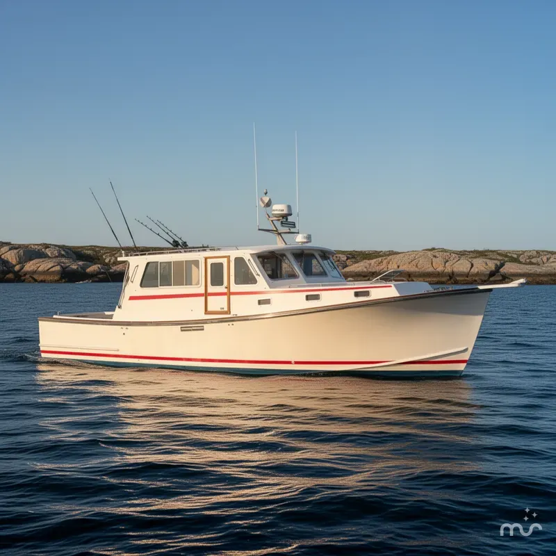 Slide: The Image of Wilbur 38 Downeast 1998 - 2