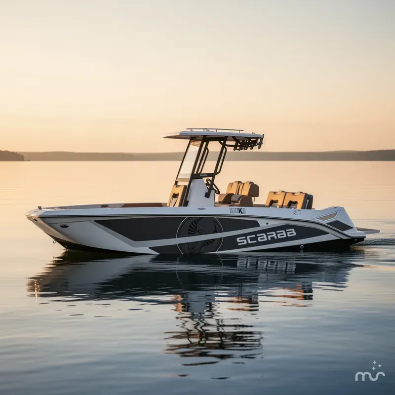 Slide: The Image of Scarab 235 Open LX Wake 2025 - 2
