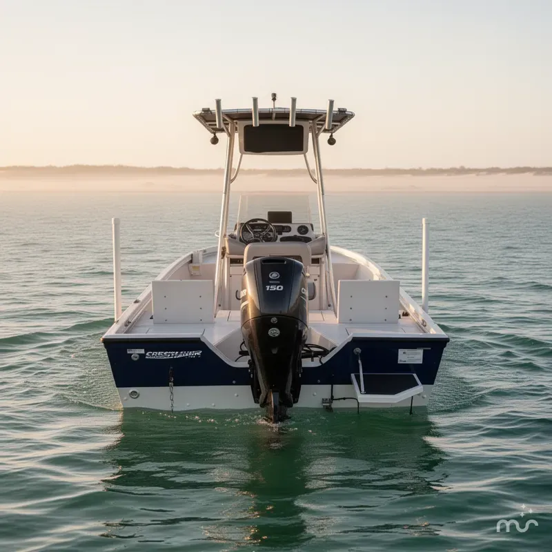 Slide: The Image of Crestliner 2200 BAY T TOP 150 HP 2018 - 3