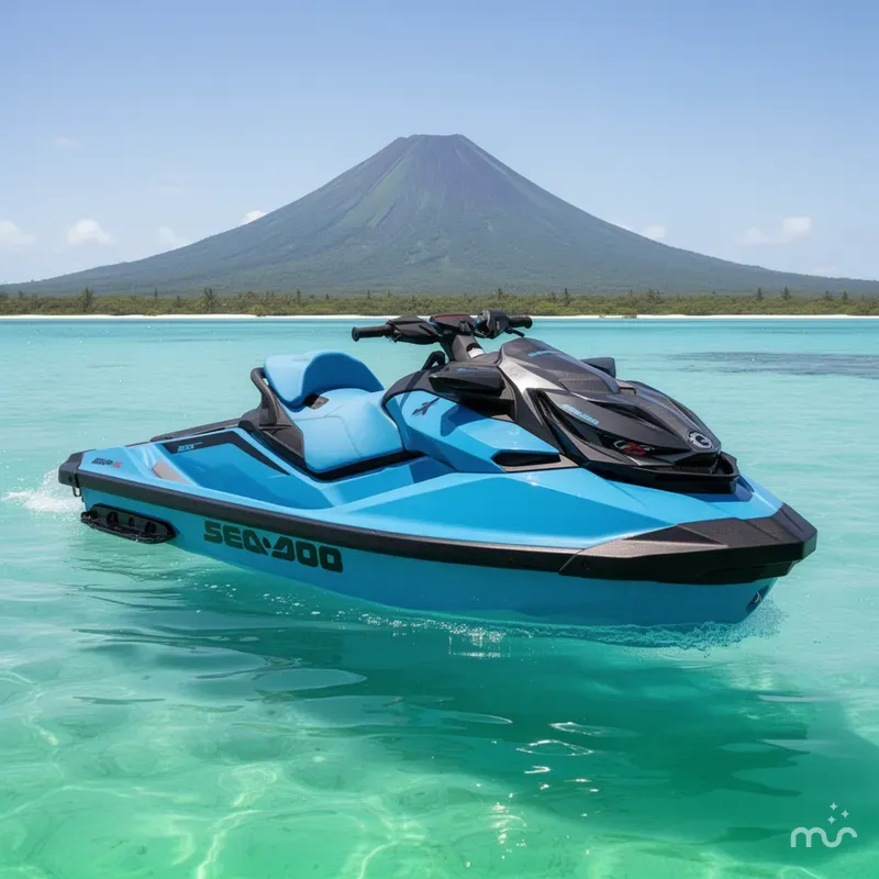 The Image of Sea-Doo RXP-X™ 325 Tech, BRP Premium A, iBR Gulfstream Blu 2026 - 0