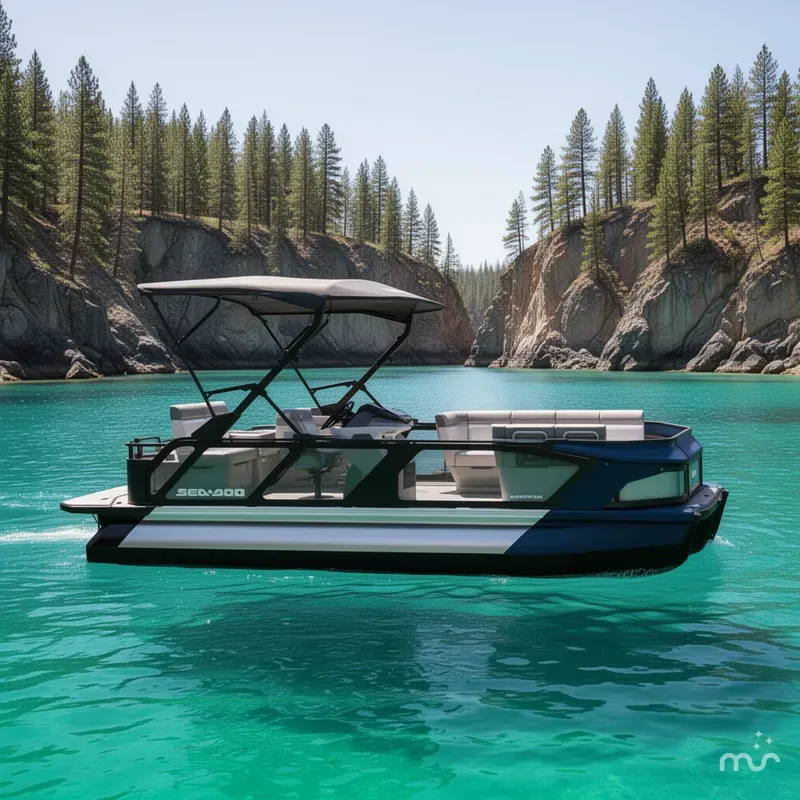 Slide: The Image of Sea-Doo Switch Cruise™ 21 - 300 Hp - Tech Galvanized 2026 - 2