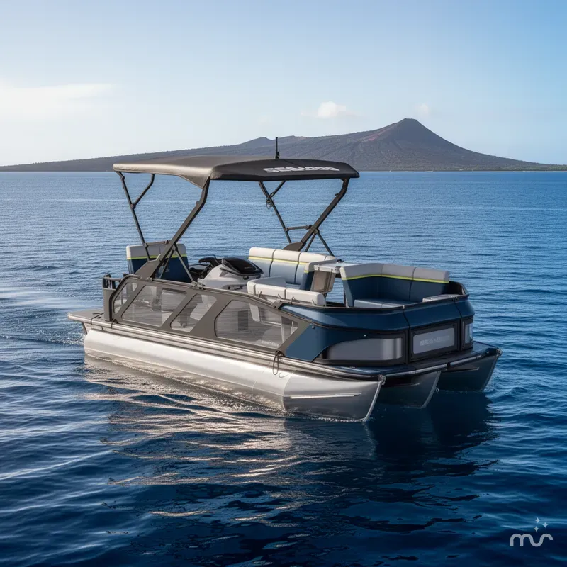 Slide: The Image of Sea-Doo Switch Cruise Limited™ 18 - 300 Hp Galvanized 2026 - 2