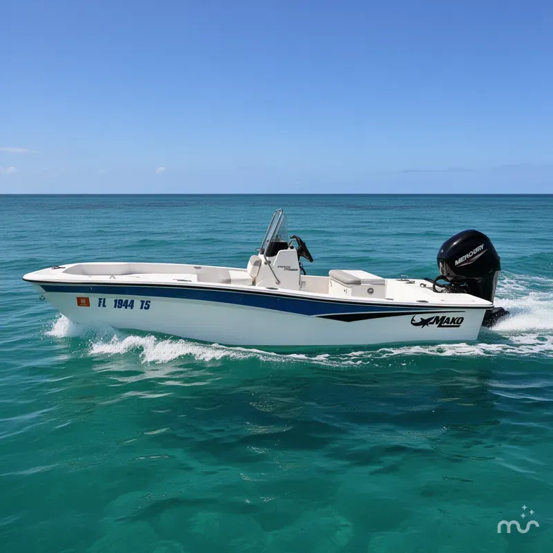 Slide: The Image of Mako Pro Skiff 15 CC 2023 - 2
