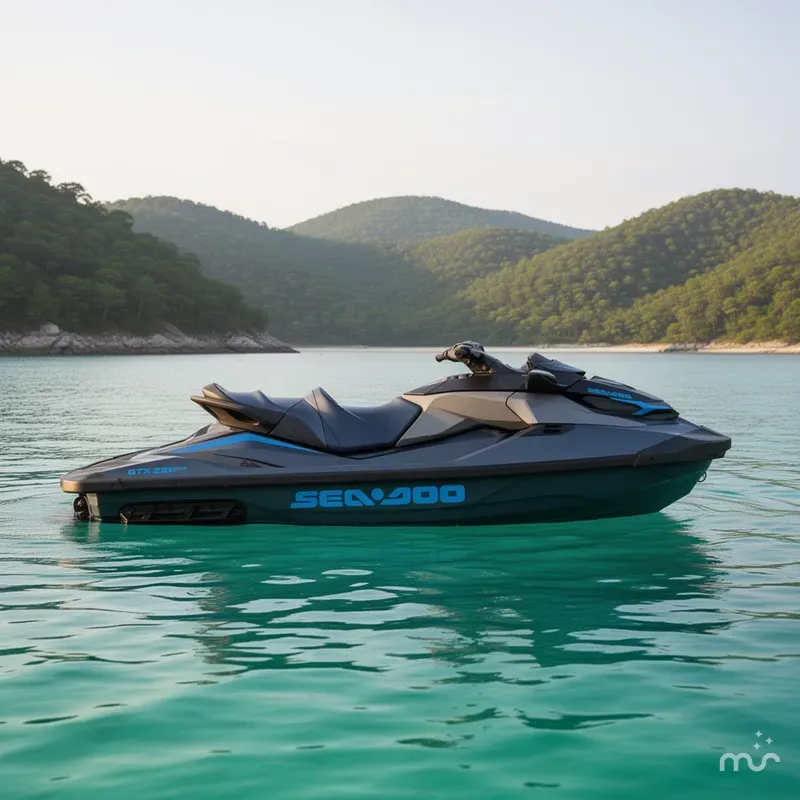 Slide: The Image of Sea-Doo GTX 230 Tech, Audio, iDF, iBR 2026 - 2