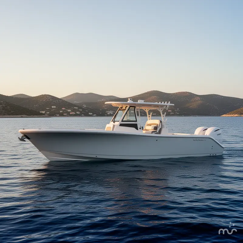 Slide: The Image of Cobia 305 Center Console 2026 - 2