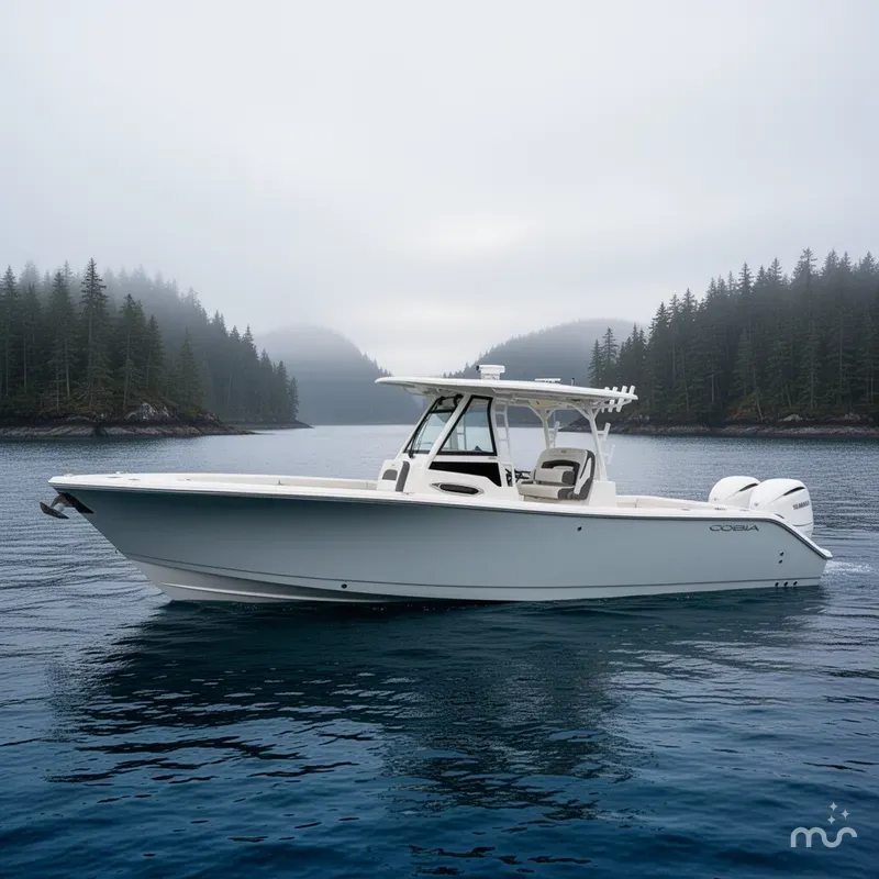 Slide: The Image of Cobia 305 Center Console 2026 - 2