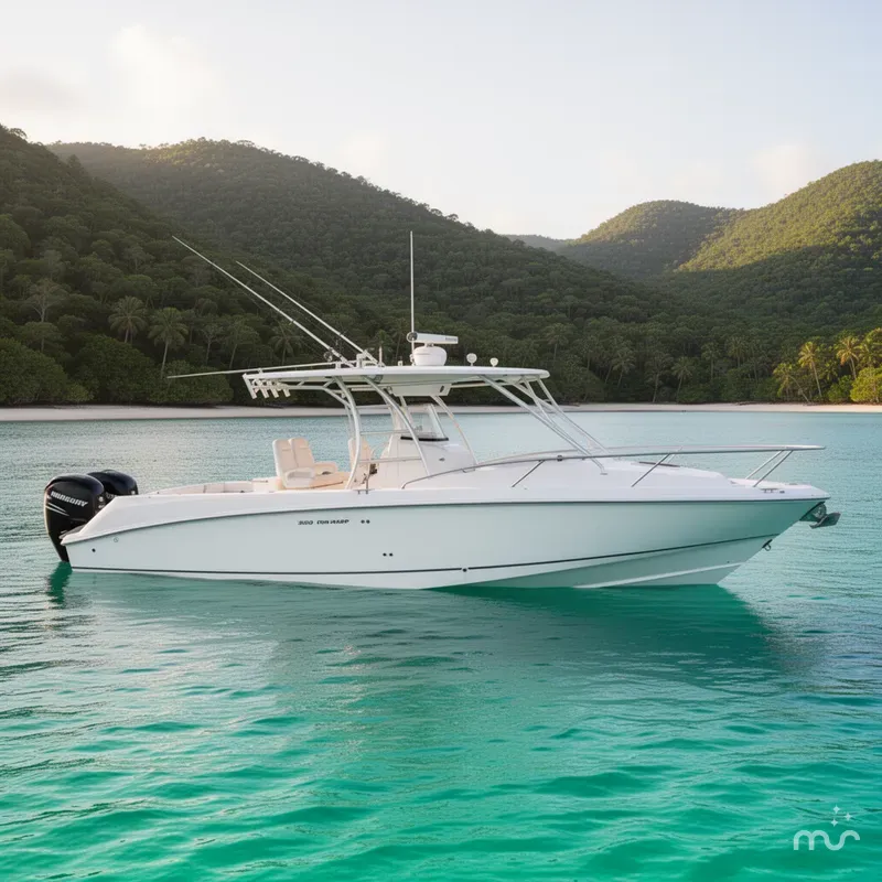 Slide: The Image of Boston Whaler 320 Outrage Cuddy Cabin 2005 - 2