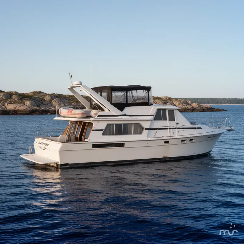 Slide: The Image of Bayliner 4550 Motoryacht 1987 - 2