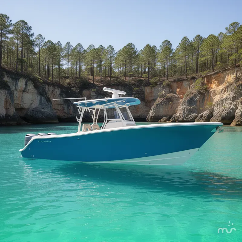 Slide: The Image of Cobia 296 Center Console 2017 - 2