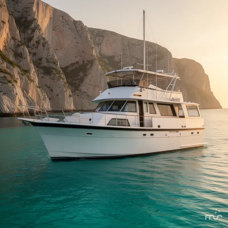 The Image of Hatteras 56 Wide Body 1982 - 0