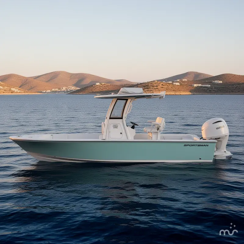 Slide: The Image of Sportsman Masters 247OE Bay Boat 2026 - 2