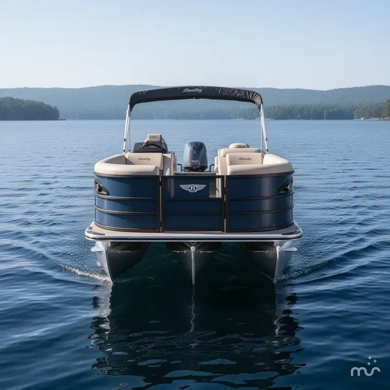 Slide: The Image of Bentley Pontoons Legacy 220 QSB Swingback & Honda 4-Stroke EFI 2026 - 1