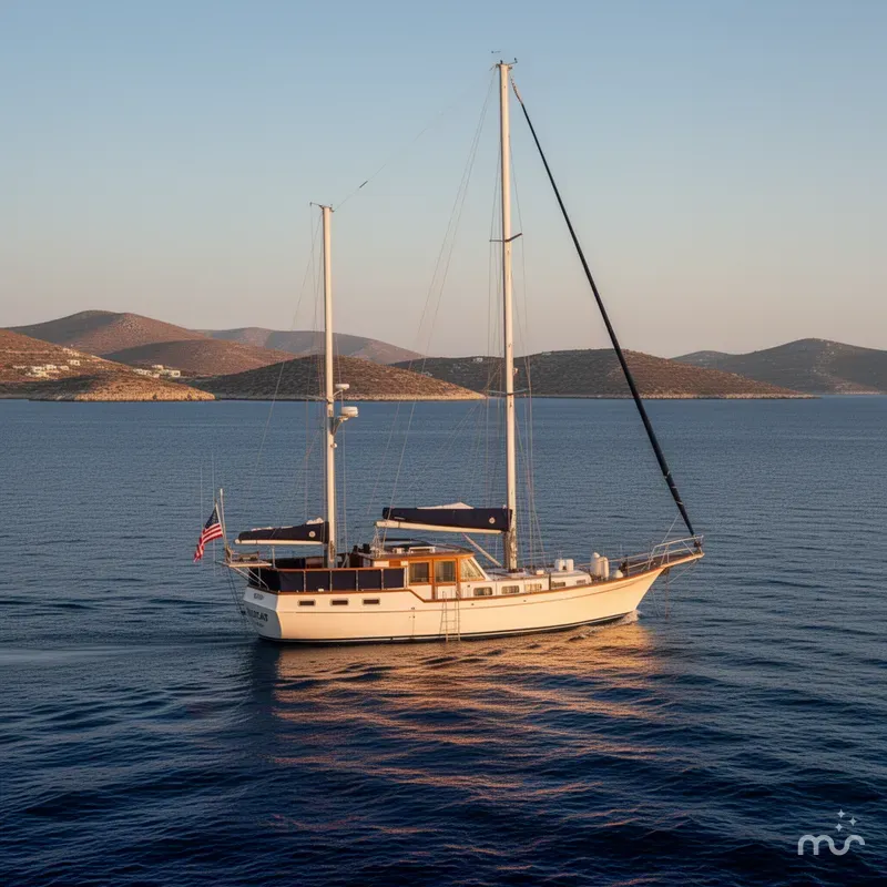 Slide: The Image of Nauticat Pilothouse 1980 - 2